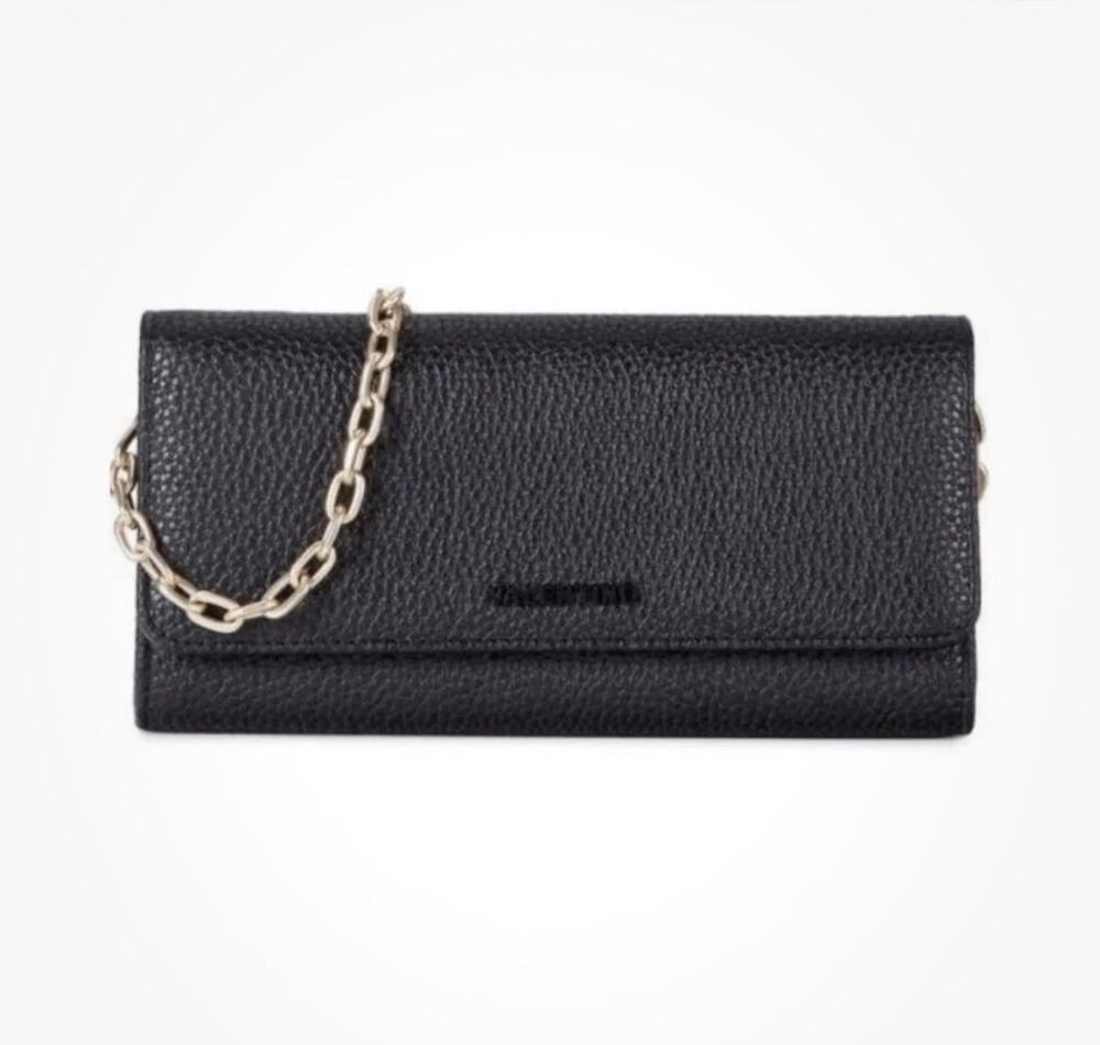BLACK VALENTINO BY MARIO VALENTINO JUNIOER LEATHER CROSSBODY SLIGHTLY USED